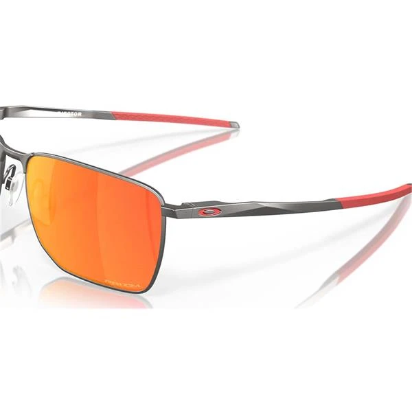 Oakley Ejector Matte Gunmetal Glasses 58 Prizm Ruby - Image 6