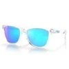 Oakley Frogskins Crystal Clear Glasses 55 Prizm Sapphire