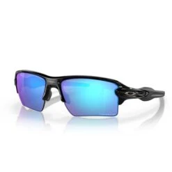 Oakley Flak 2.0 XL Polished Black Glasses 59 Prizm Sapphire Iridium Polar