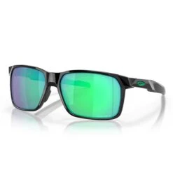 Oakley Portal X Polished Black Glasses 59 Prizm Jade