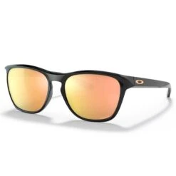 Oakley Manorburn Polished Black Glasses 56 Prizm Rose Gold