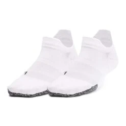 Under Armour Lds Breathe No Show Socks 2 Pack White 100