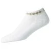 FootJoy Ladies ProDry Argyle Sock White Beige