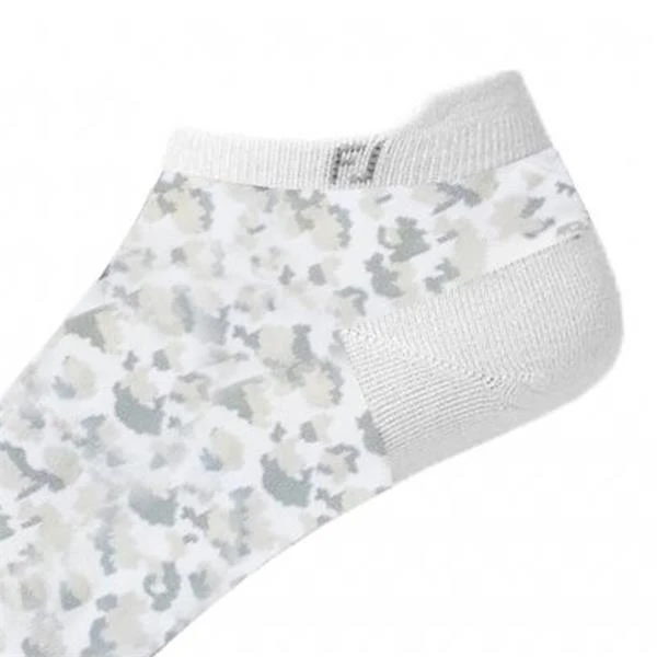 FootJoy Ladies Spot Print Socks White - Image 2