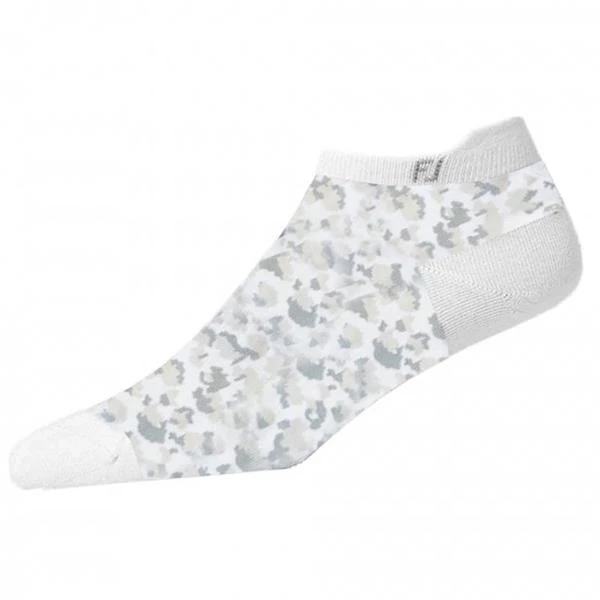 FootJoy Ladies Spot Print Socks White