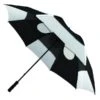 Pro Series 2 62" Umbrella Black White