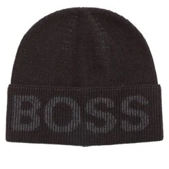 Boss Gents Nebbiolino Beanie Black 001