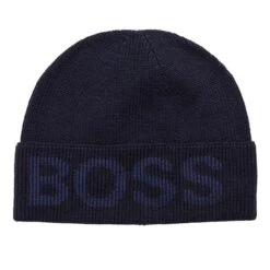Boss Gents Nebbiolino Beanie Blue 404