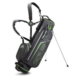 Aqua Seven W/P 4 Way Stand Bag Charcoal Lime