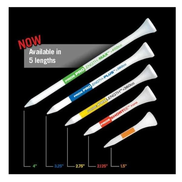 Pro Tees Wooden 4" Green (12 Pack) Green - Image 3