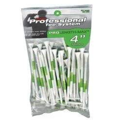 Pro Tees Wooden 4" Green (50 Pack) Green