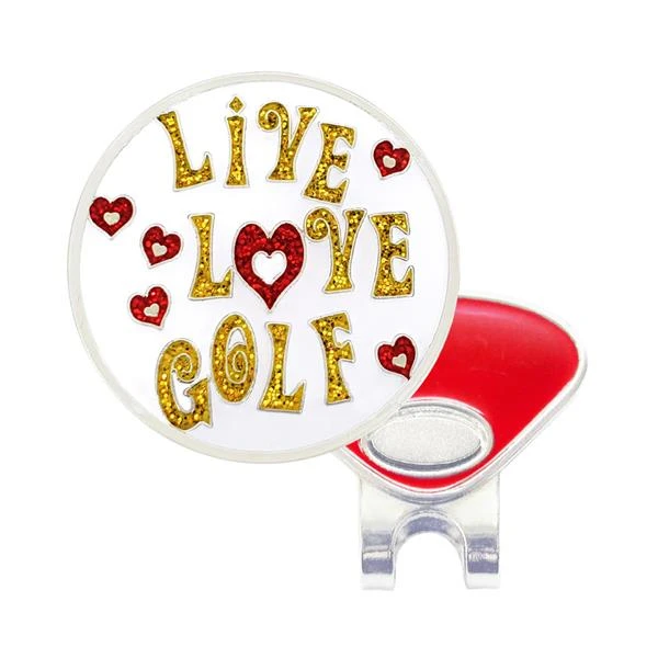 Magnetic Hat Clip And Marker Live Love Golf - Image 2