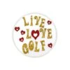 Magnetic Hat Clip And Marker Live Love Golf
