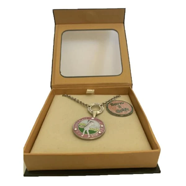 Magnetic Necklace With 2 Ball Markers Born 2 Golf