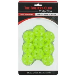 Airflow Practice Balls 9-Pack PB03M Yellow