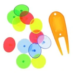 Neon Plastick Markers And Fork . ONE