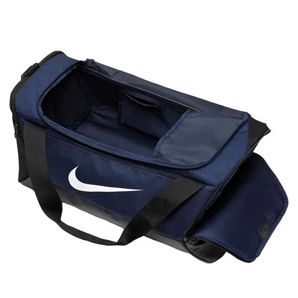 Nike Brasilia 9.5 Duffel Bag Small Navy 410 - Image 3