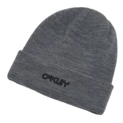 Oakley Gents B1B Logo Beanie Athletic Grey