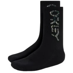 Oakley Gents B1B Socks 3 Pack Large Blackout 02E