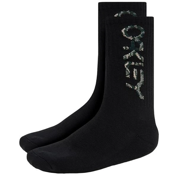 Oakley Gents B1B Socks 3 Pack Large Blackout 02E
