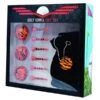 Longridge Tiger Towel Gift Set Black - Orange
