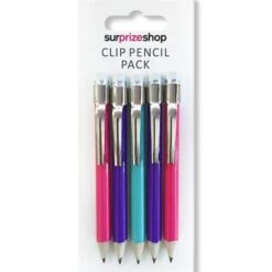 Pack Of 5 Clip Pencils ONE