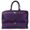 Honeycomb Holdall With Shoe Compartment Purple