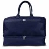 Honeycomb Holdall With Shoe Compartment Blue