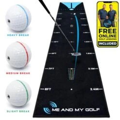 Me & My Golf Breaking Ball Putting Mat 7 1/2 FT ONE