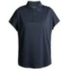 Ladies Corinne Loose Polo Shirt Navy