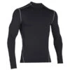 Under Armour Gents ColdGear Armour Compression Mock Black - Steel
