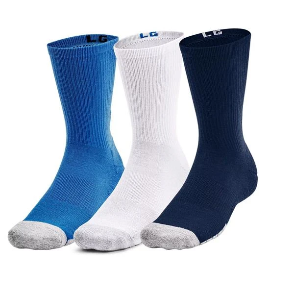 Under Armour HeatGearĀ® Crew Socks 3-Pack Academy (408)