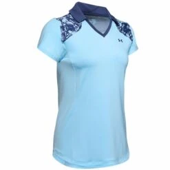Under Armour Ladies Zinger Blocked Polo Shirt Blue (494)