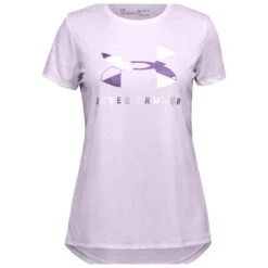 Under Armour Junior - Girls Tech™ Big Logo Short Sleeve Top Lilac (570)