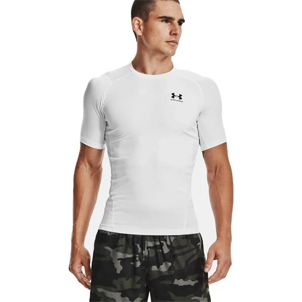 Under Armour Gents HeatGearĀ® Armour Top White (100) - Image 3
