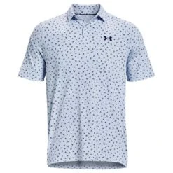 Under Armour Gents Iso-Chill Floral Dash Polo Shirt Oxford Blue - Bauhaus Blue (706)