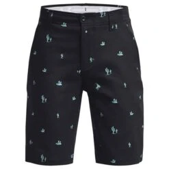 Under Armour Junior - Boys Golf Printed Shorts Black (001)