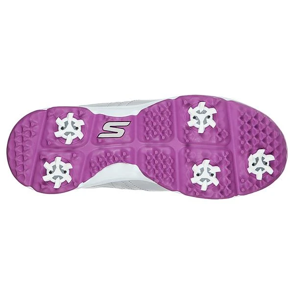 Skechers Ladies Go Golf Pro 2 Shoes Grey - Purple - Image 2