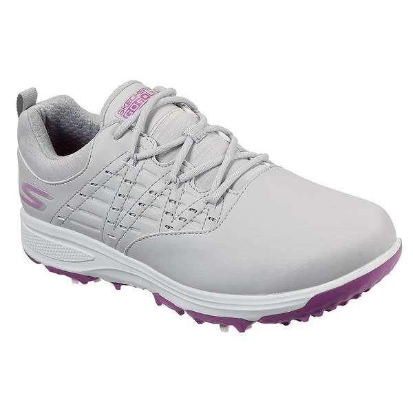 Skechers Ladies Go Golf Pro 2 Shoes Grey - Purple - Image 5