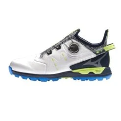 Mizuno Gents Wave Hazard Pro Boa Shoes White - Neo Lime