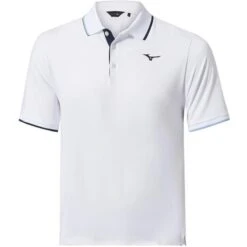 Mizuno Gents QD Comp Plus Polo Shirt White