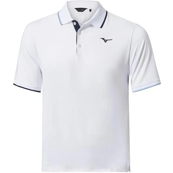 Mizuno Gents QD Comp Plus Polo Shirt White