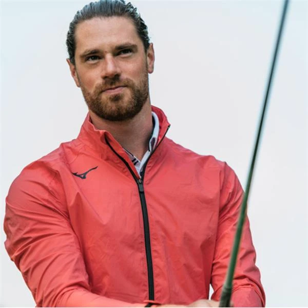 Mizuno Gents Nexlite Flex Waterproof Jacket Red - Image 3