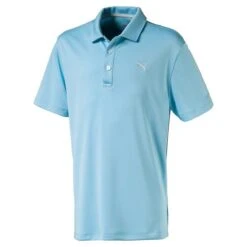 Puma Junior - Boys Essential Pounce Golf Polo Turquoise