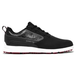 FootJoy Gents Superlites XP Shoes Black White Red
