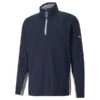 Puma Gents Gamer ¼ Zip Golf Sweatshirt Navy Blazer