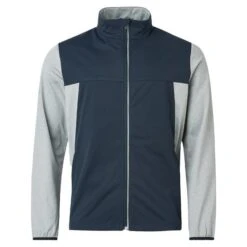 ABACUS Gent Dornoch Softshell Hybrid Jacker Navy - Light Grey (373)