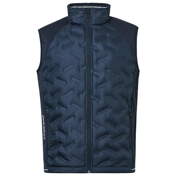 ABACUS Gents Grove Hybrid Vest Navy Light Grey (373)