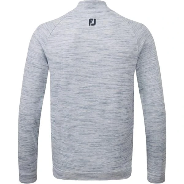 FootJoy Gents Space Dye Fleece Full-Zip Midlayer Navy - Image 2