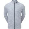 FootJoy Gents Space Dye Fleece Full-Zip Midlayer Navy